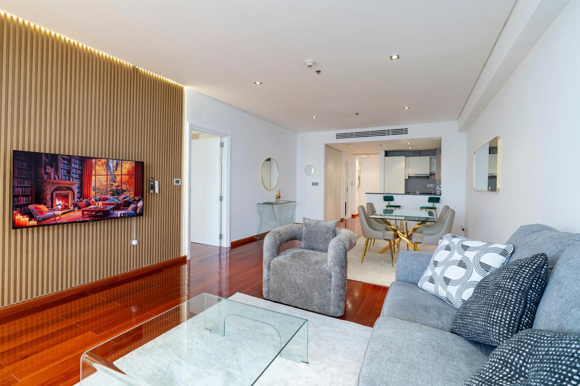 Appartamento Cozy, Full Sea View, Private Beach, In 5 Stars At The Palm Dubai